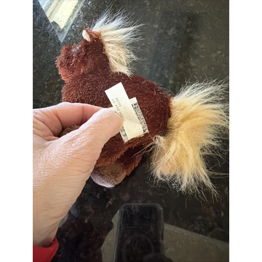 Ganz Webkinz Lil Kinz Horse Brown Pony No Code Plush Plushie HS103 Stuffed Anima
